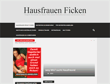 Tablet Screenshot of hausfrauenficken.org