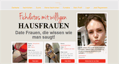 Desktop Screenshot of hausfrauenficken.net