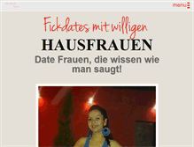 Tablet Screenshot of hausfrauenficken.net